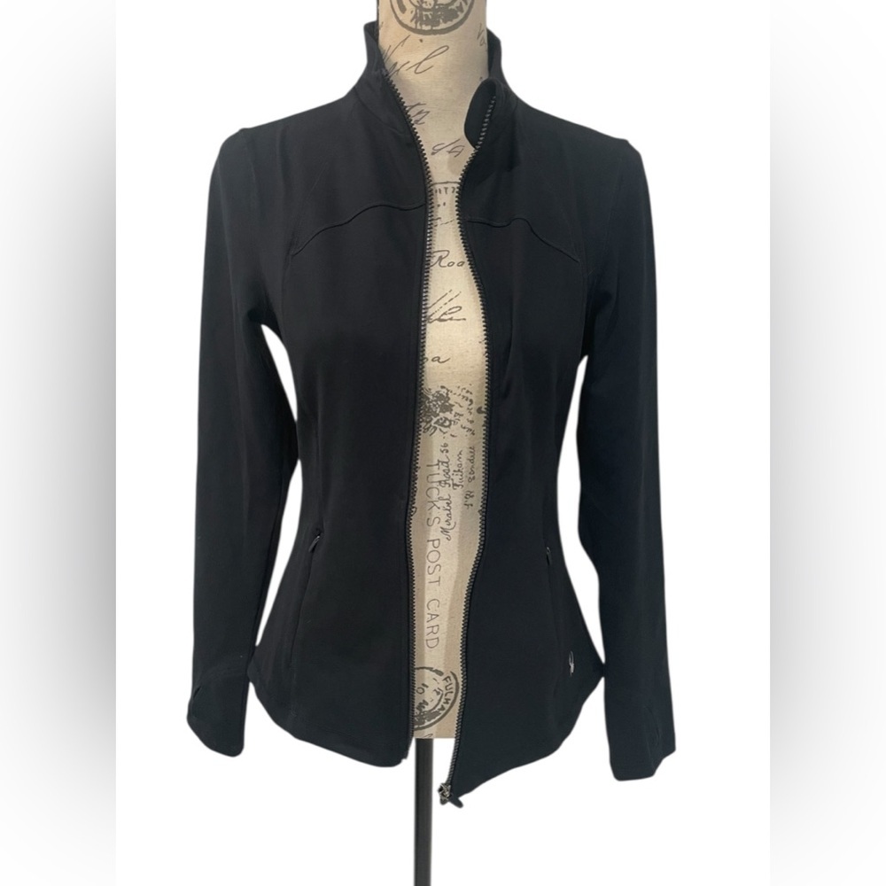 Spyder Active Black Softshell Zip Jacket Women’s … - image 2